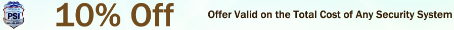 10% Off - Offer Valid on the Total Cost of Any Security System 